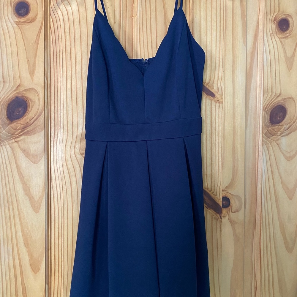 🌸navy windsor mini dress
